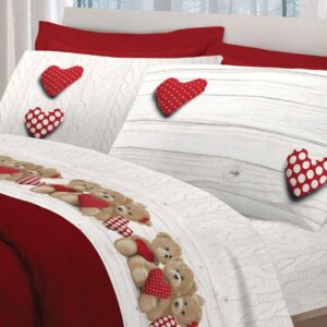 Completo Lenzuolo Pensieri Delicati Cotone – Dis. Orsetti