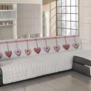 Salvadivano con Penisola Disegno Cuore Appeso Trapuntato Shabby